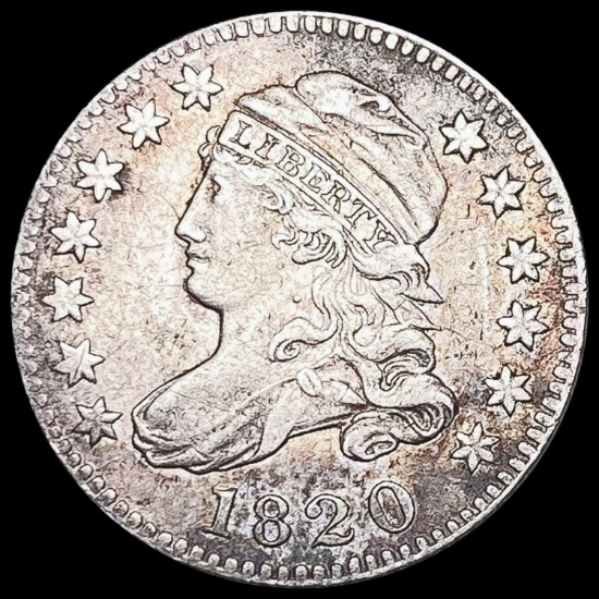 1820 Capped Bust Dime NEARLY UNCIRCULATED NEARLY UNCIRCULATED