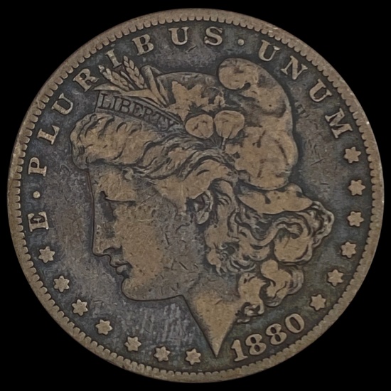 1880-CC $1 Morgan Silver Dollar - Silver NICELY CI NICELY CIRCULATED