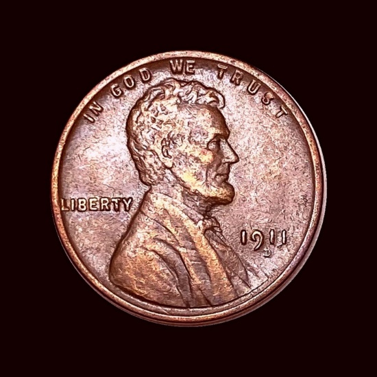 1911-D Wheat Cent CLOSELY UNCIRCULATED