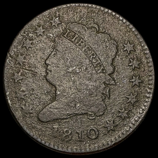 1810 Classic Head Large Cent NICELY CIRCULATED NICELY CIRCULATED