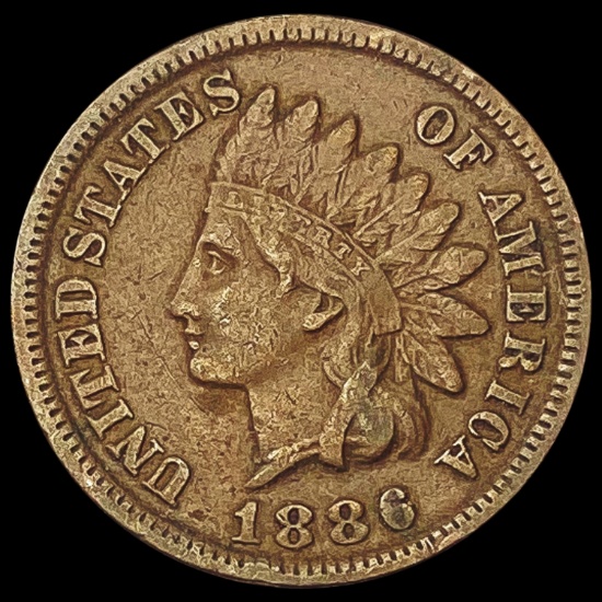 1886 Indian Head Cent LIGHTLY CIRCULATED