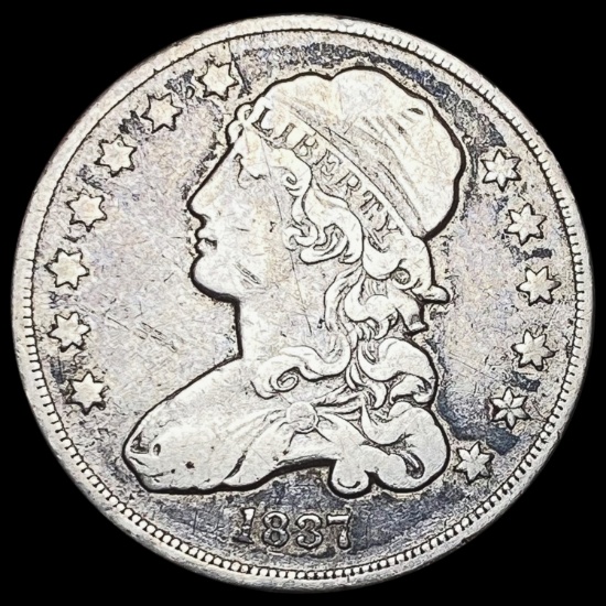1837 Capped Bust Quarter NICELY CIRCULATED NICELY CIRCULATED