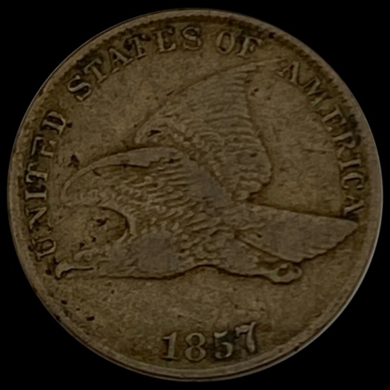 1857 Flying Eagle Cent NICELY CIRCULATED NICELY CIRCULATED