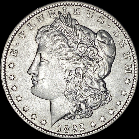 1892 Silver Morgan Dollar CLOSELY UNCIRCULATED
