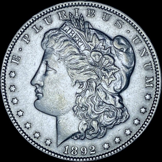 1892 Morgan Silver Dollar CHOICE AU