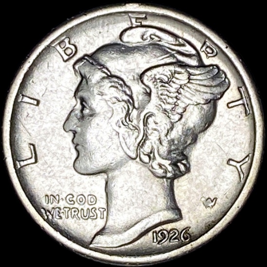 1926-S Silver Mercury Dime CLOSELY UNCIRCULATED