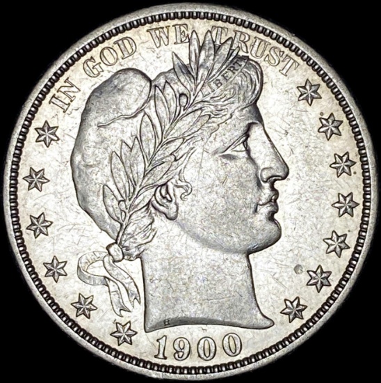 1900 Barber Half Dollar UNCIRCULATED
