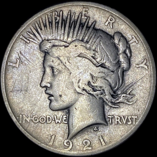 1921 Silver Peace Dollar NICELY CIRCULATED