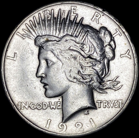 1921 Silver Peace Dollar NICELY CIRCULATED