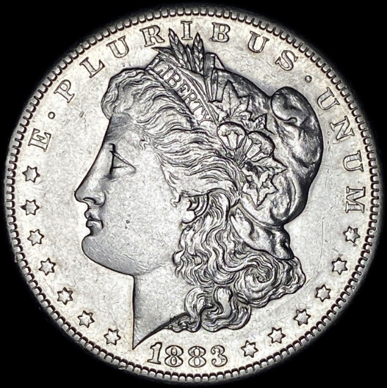 1883-S Silver Morgan Dollar CLOSELY UNCIRCULATED