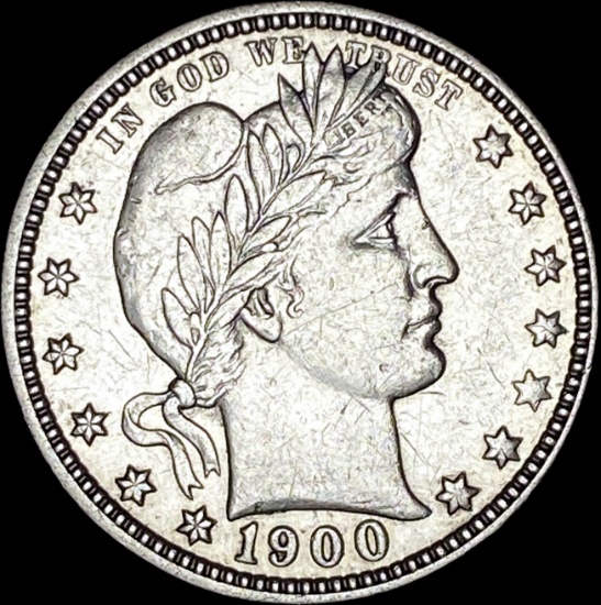 1900 Barber Quarter CLOSELY UNCIRCULATED