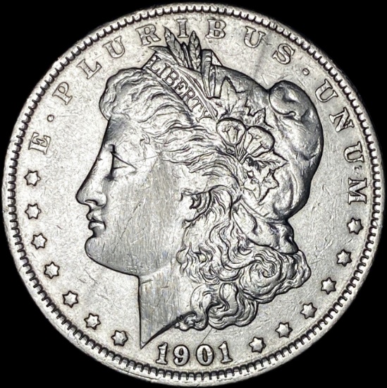 1901 Morgan Silver Dollar NEARLY UNCIRCULATED