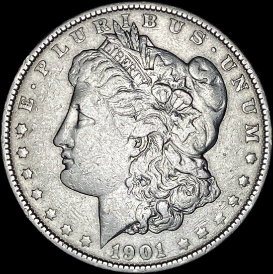 1901 Morgan Silver Dollar NEARLY UNCIRCULATED