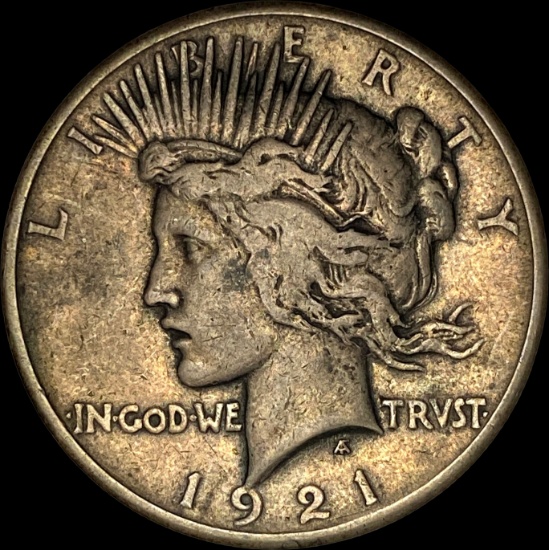 1921 Silver Peace Dollar LIGHTLY CIRCULATED