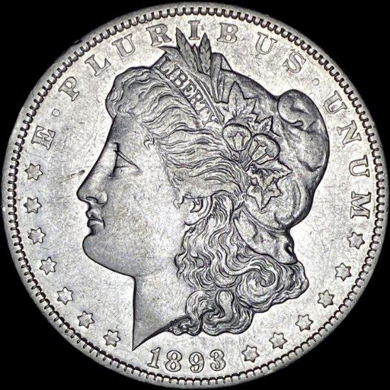 1893 Morgan Silver Dollar CLOSELY UNCIRCULATED
