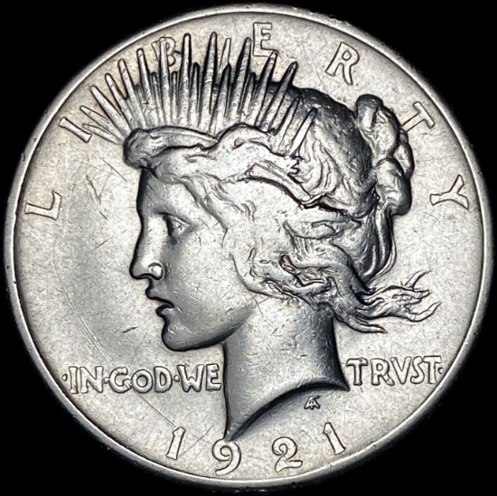 1921 Silver Peace Dollar LIGHTLY CIRCULATED