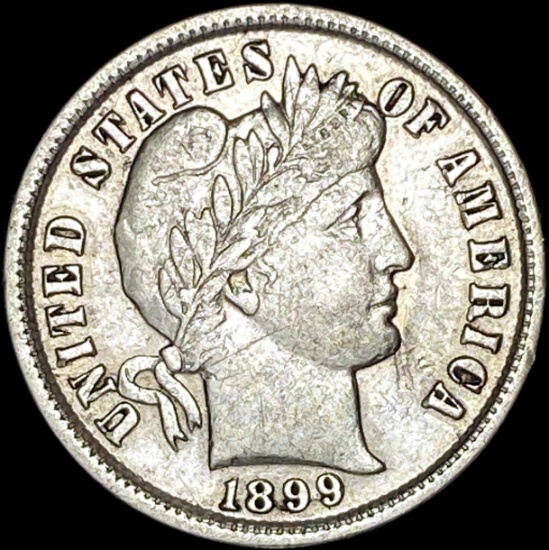 1899 Barber Dime CLOSELY UNCIRCULATED