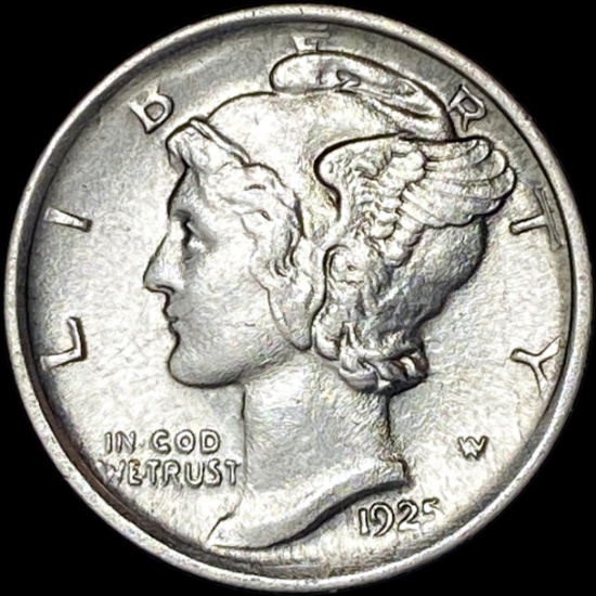 1925-S Silver Mercury Dime UNCIRCULATED