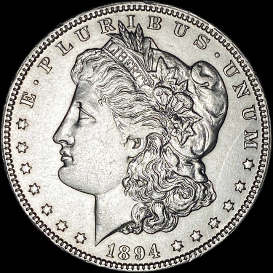 1894-S Silver Morgan Dollar CLOSELY UNCIRCULATED