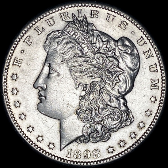 1898-S Silver Morgan Dollar CLOSELY UNCIRCULATED