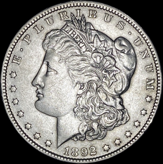 1892 Morgan Silver Dollar CLOSELY UNCIRCULATED