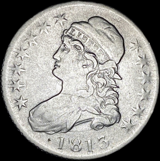 1813 Capped Bust Half Dollar NICELY CIRCULATED