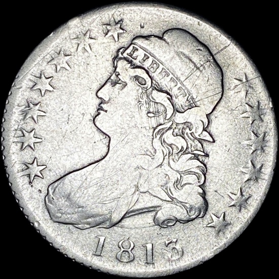 1813 Capped Bust Half Dollar NICELY CIRCULATED