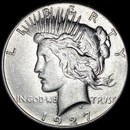 1927 Peace Silver Dollar ABOUT UNCIRCULATED
