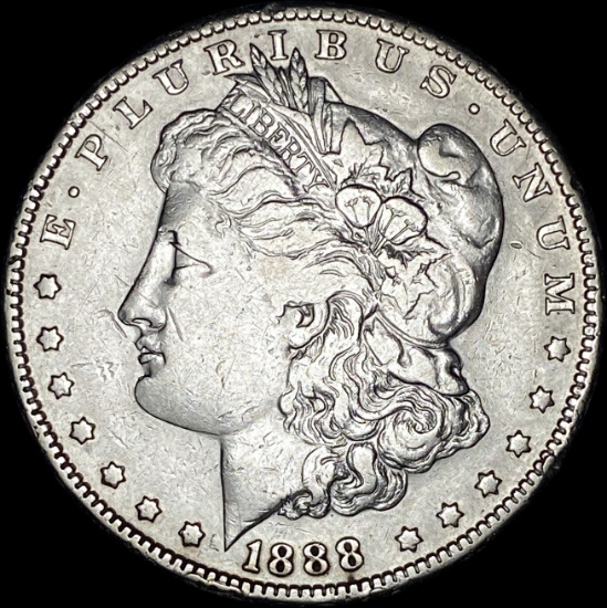 1888 Morgan Silver Dollar LIGHTLY CIRCULATED