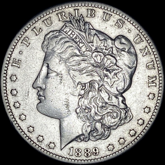 1889-S Silver Morgan Dollar CLOSELY UNCIRCULATED