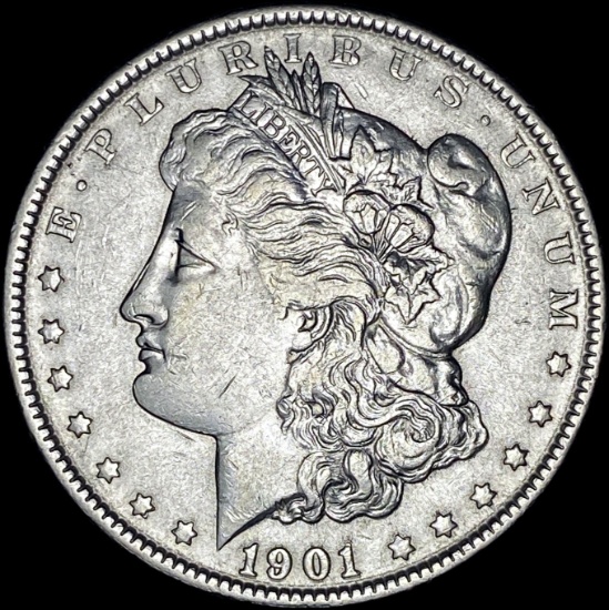 1901 Morgan Silver Dollar NEARLY UNCIRCULATED