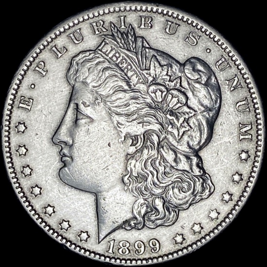 1899 Silver Morgan Dollar CLOSELY UNCIRCULATED