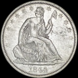 1844-O Silver Half Dollar CLOSELY UNCIRCULATED