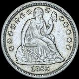 1856 Seated Liberty Dime CHOICE AU