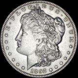 1892-S Silver Morgan Dollar CLOSELY UNCIRCULATED
