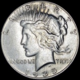 1935-S Silver Peace Dollar CLOSELY UNCIRCULATED