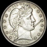 1909 Barber Quarter UNCIRCULATED