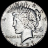1935-S Silver Peace Dollar NEARLY UNCIRCULATED