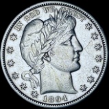 1894-O Silver Half Dollar CLOSELY UNCIRCULATED