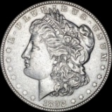 1892 Silver Morgan Dollar CLOSELY UNCIRCULATED