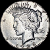1935-S Silver Peace Dollar CLOSELY UNCIRCULATED