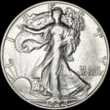 1928-S Silver Walking Liberty Half Dollar CLOSELY UNCIRCULATED