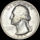 1932-D Silver Washington Quarter UNCIRCULATED
