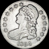 1834 Capped Bust Half Dollar LIGHTLY CIRCULATED