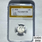 1928 10C Mercury PGA MS67 FSB