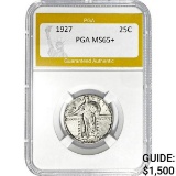 1927 25C Standing Liberty PGA MS65+