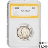 1938 Washington Quarter PGA MS67