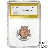 1883 Indian Head Cent PGA RED PR64 RED