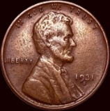 1931-S Lincoln Wheat Cent CLOSELY UNCIRCULATED