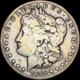 1895-S Silver Morgan Dollar NICELY CIRCULATED